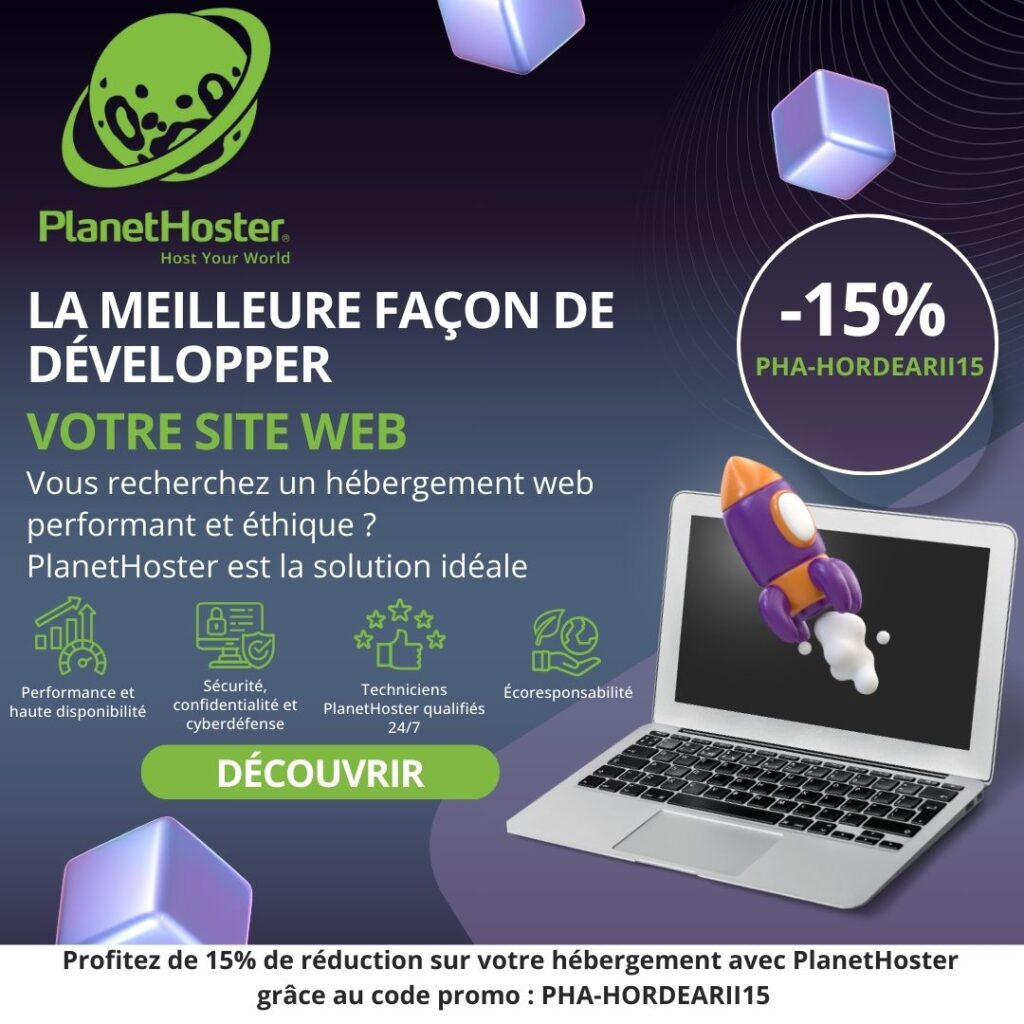 Offre d'hébergement web de qualité - PlanetHoster